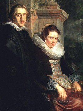 Retrato de un joven matrimonio barroco flamenco Jacob Jordaens Pinturas al óleo